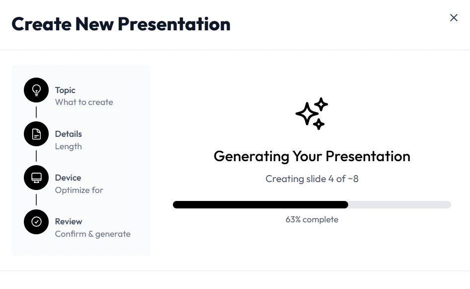Best AI Slide Generator for Productivity and Quality | Unni.ai