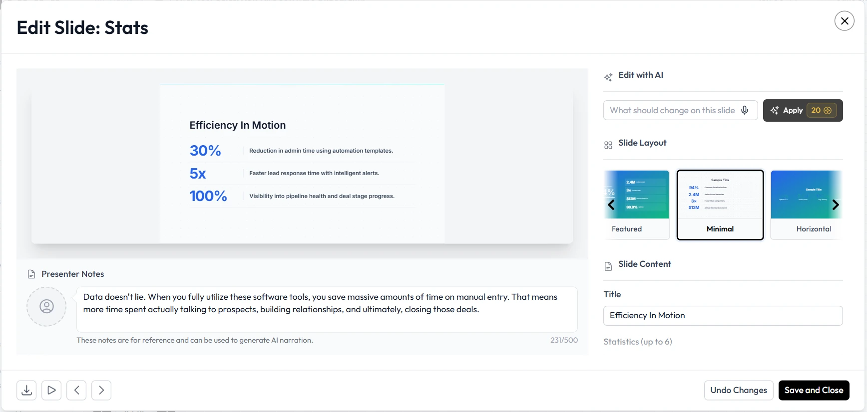AI Training Presentation Software for Remote Workforce Training