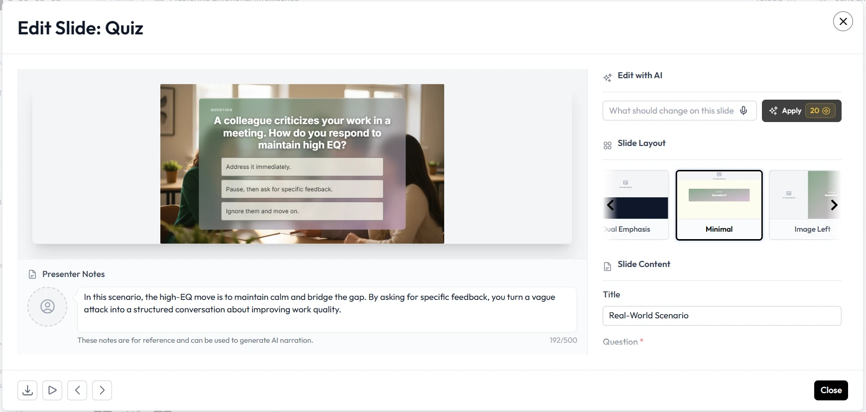 Educational AI workflow for micro-learning and lesson planning