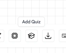 Add Quiz button